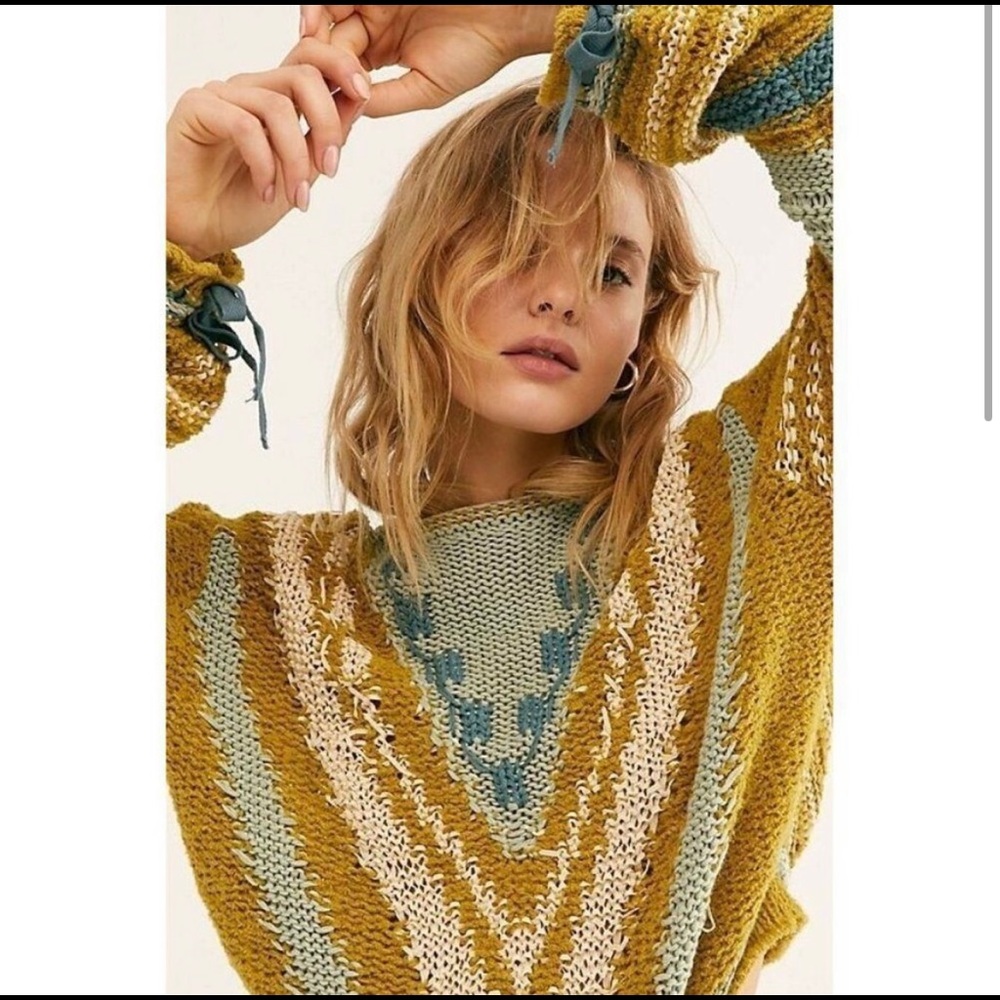 NWOT Free People Empire Sweater size XS - Picture 3 of 10